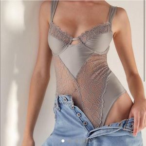 Lace bodysuit urban outfitters